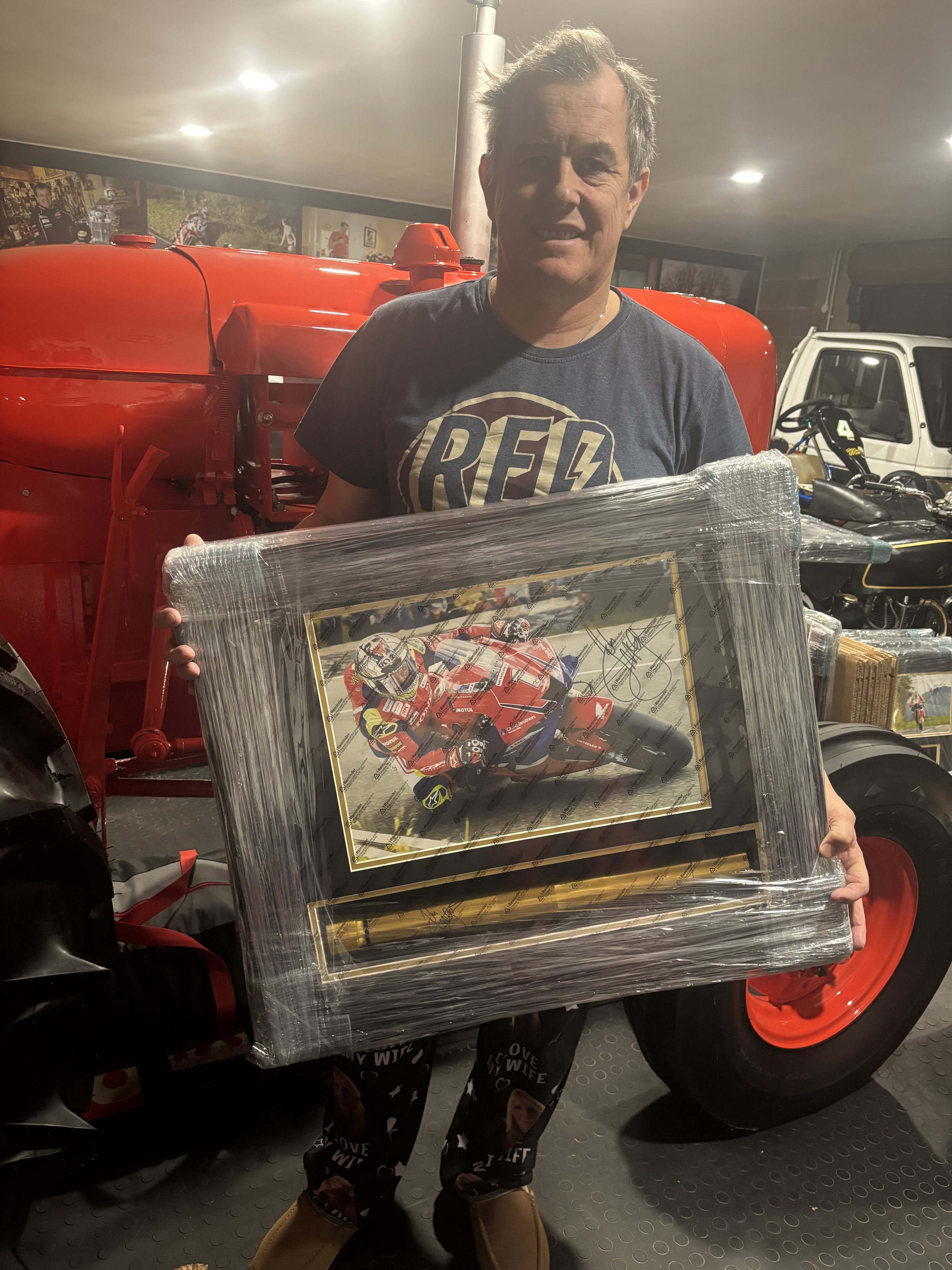 Framed Collectable (Front Fork Leg)