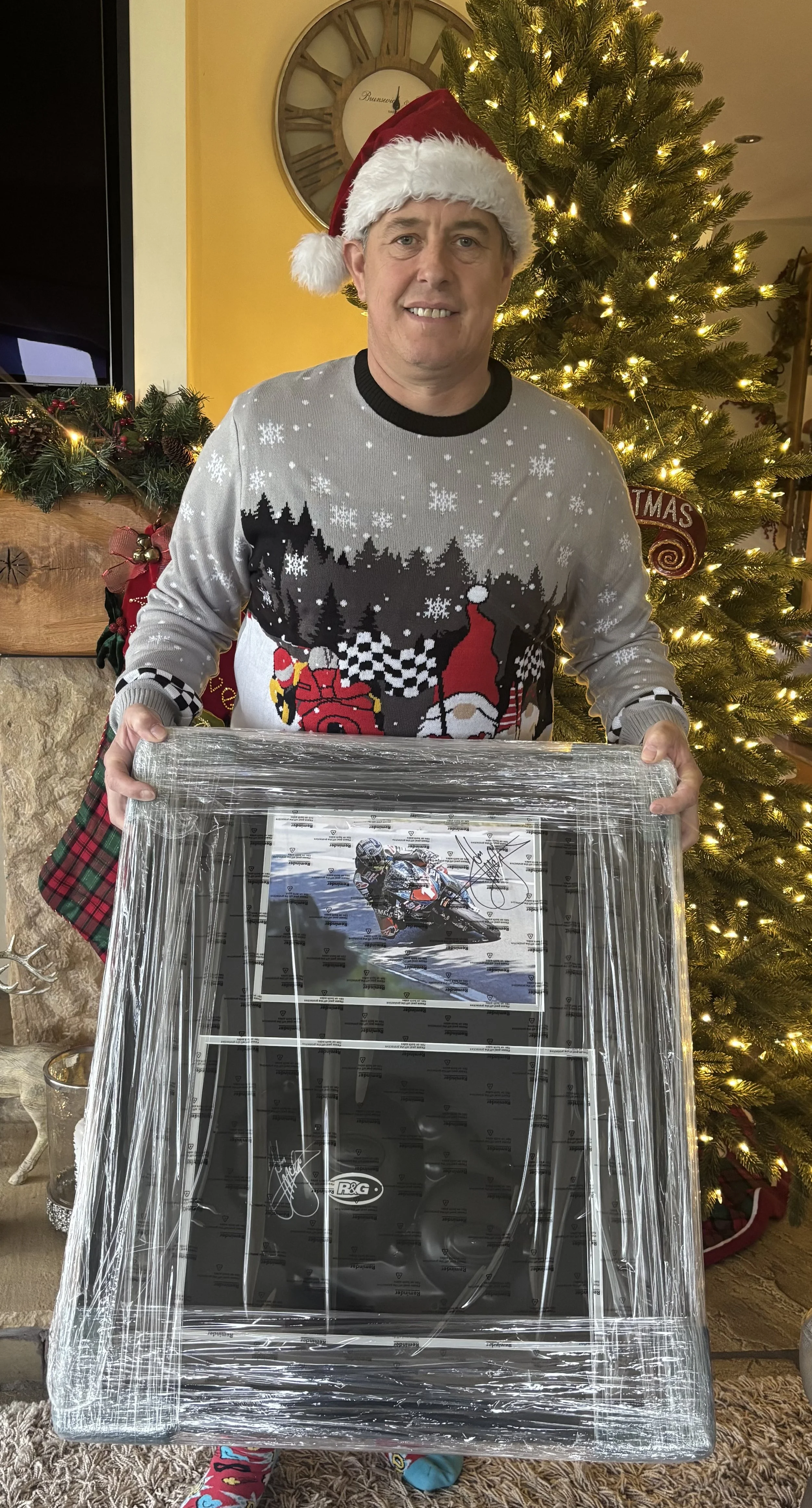 Framed Collectable (Engine Cover)