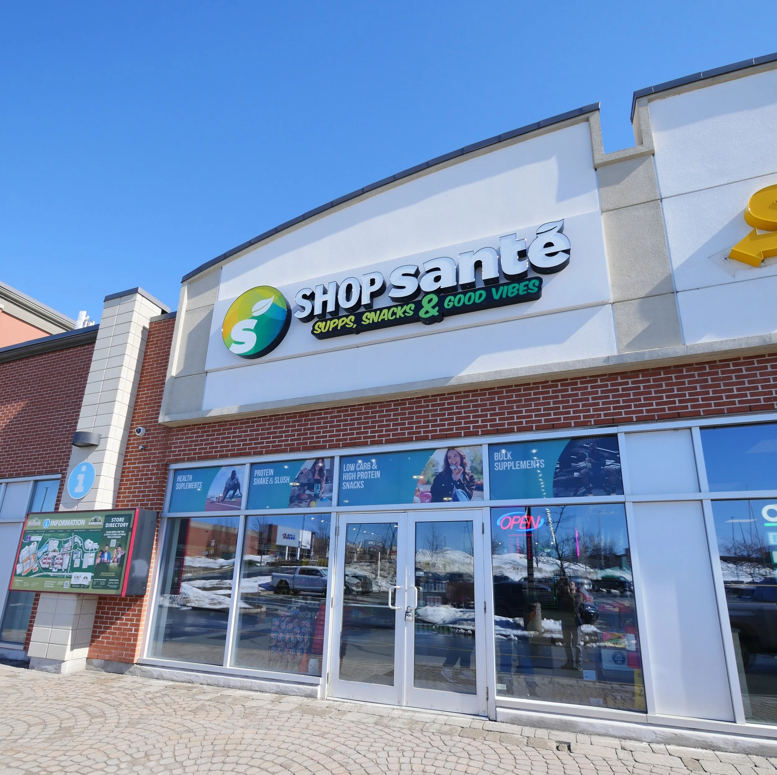 Shop Santé retail interior construction by Lincoln Interiors Halifax