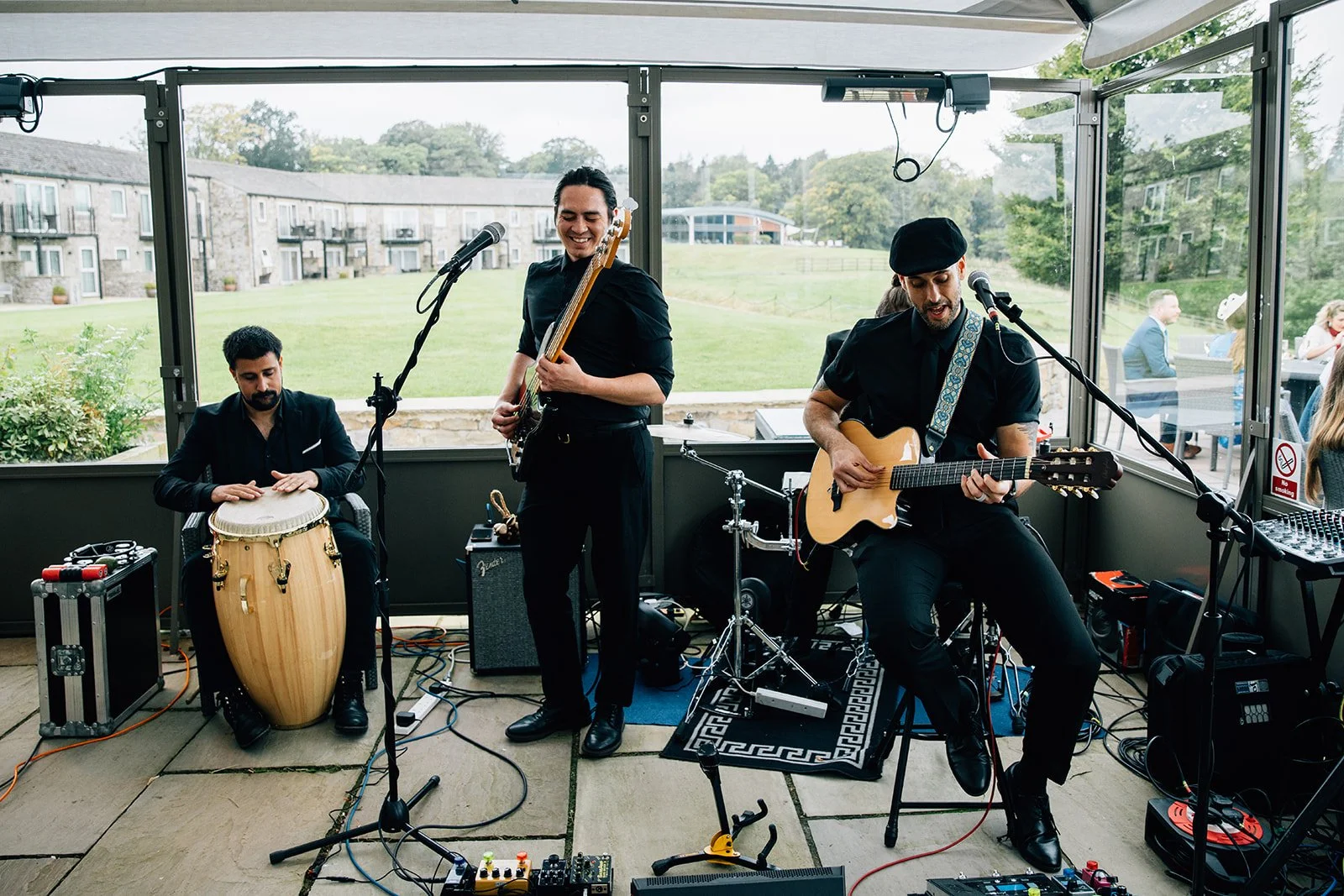 Preferred Latin wedding band in the north west, with more than 56 positive reviews heading around  the country up to down bringing their  festival setlist to spread with positive vibes and danceable music an authentic sense of a genuine Latin party.