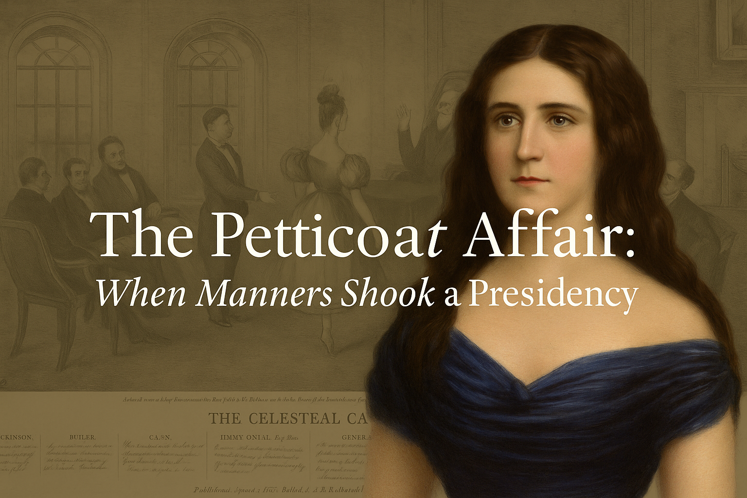 The Petticoat Affair: When Manners Shook a Presidency