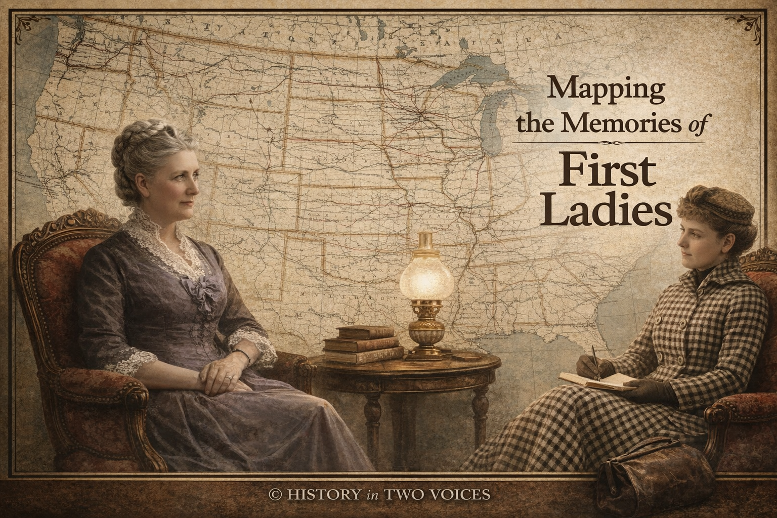 Mapping the First Ladies: Nellie Bly Visits Harriet Lane Johnston