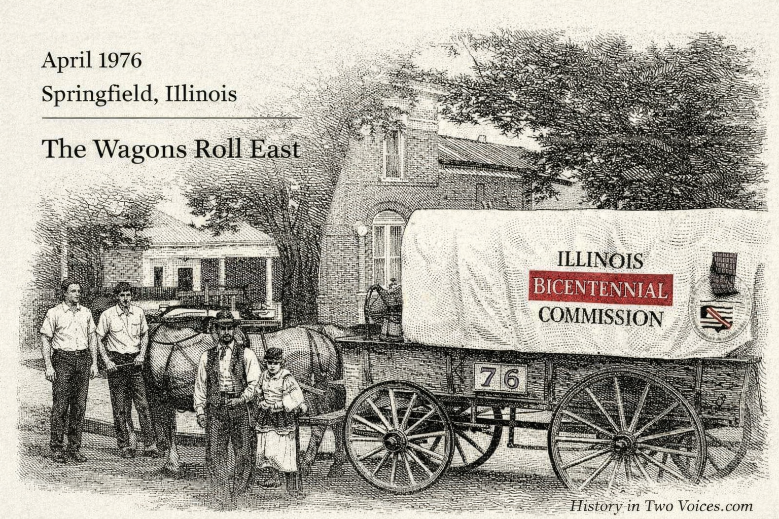 A Rolling Tribute to America’s Past: The Bicentennial Wagon Trains of 1976