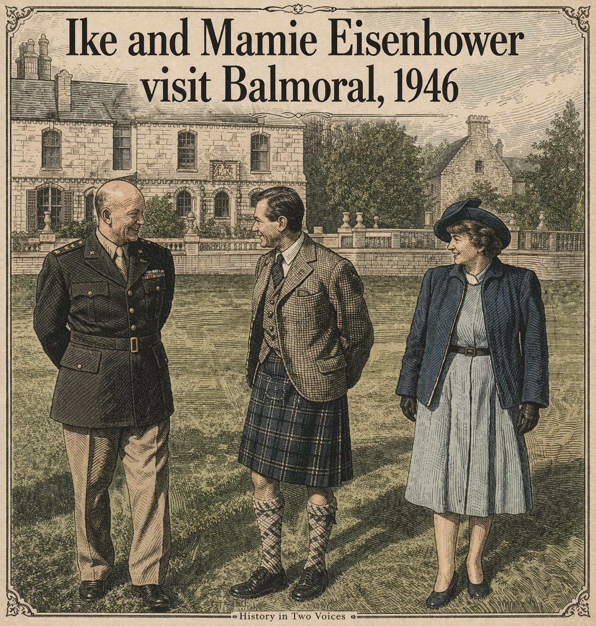 Eisenhower Visits a King and Gets a Castle