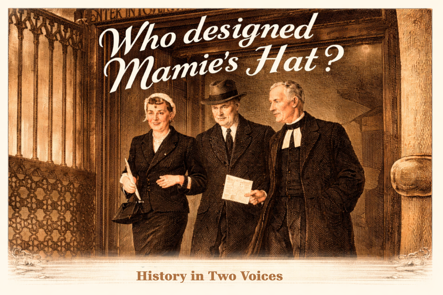 Who Designed and Sent Mamie’s Hat in 1953?