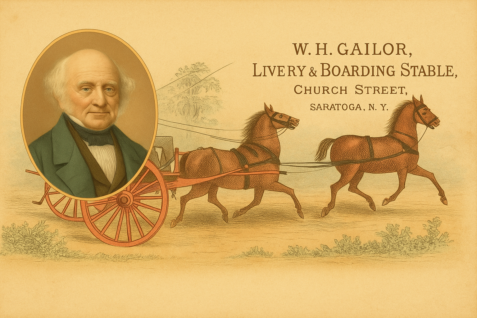 Martin Van Buren and the Saratoga Springs Social Fireworks