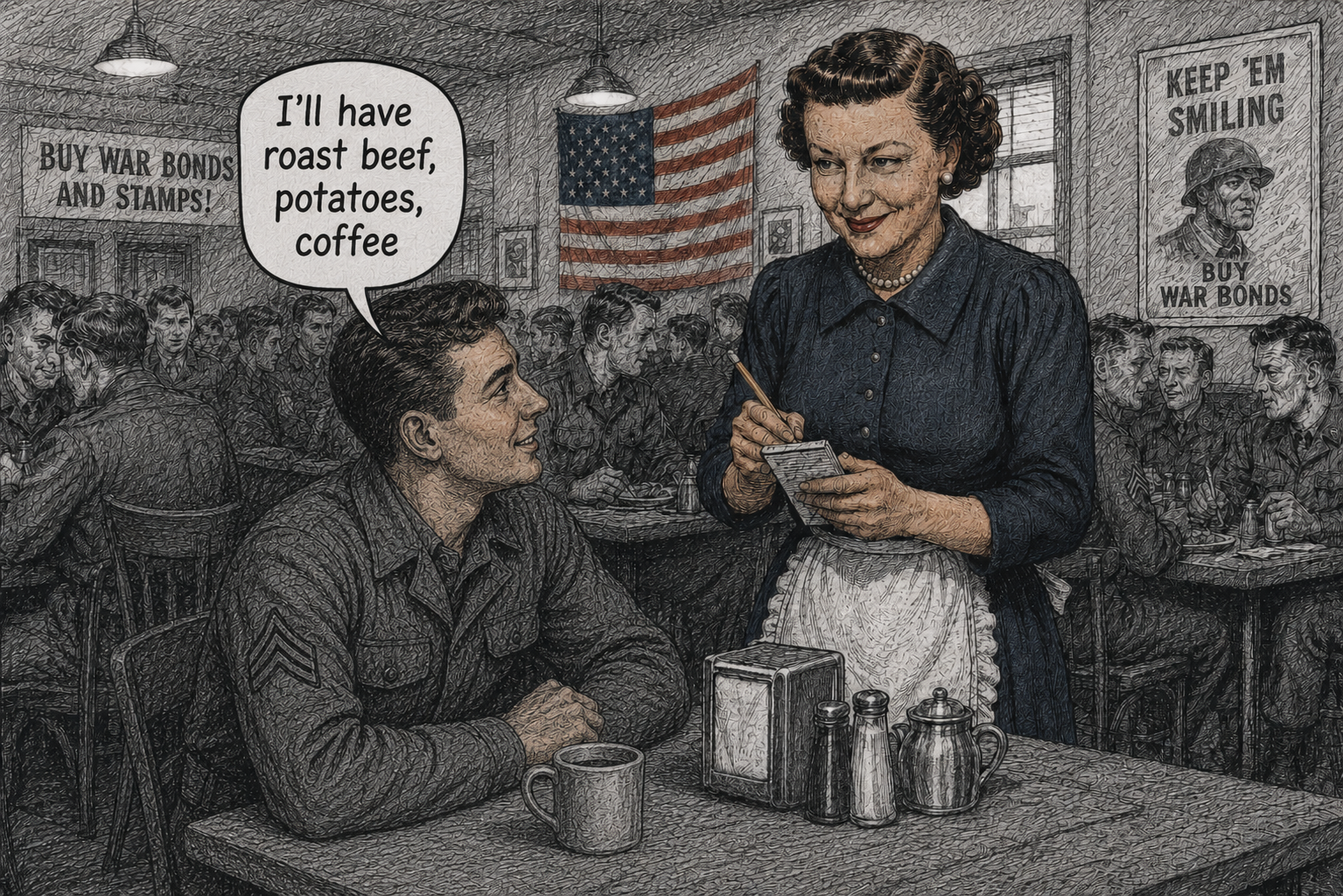 Serving with a Smile: Mamie Eisenhower in 1942