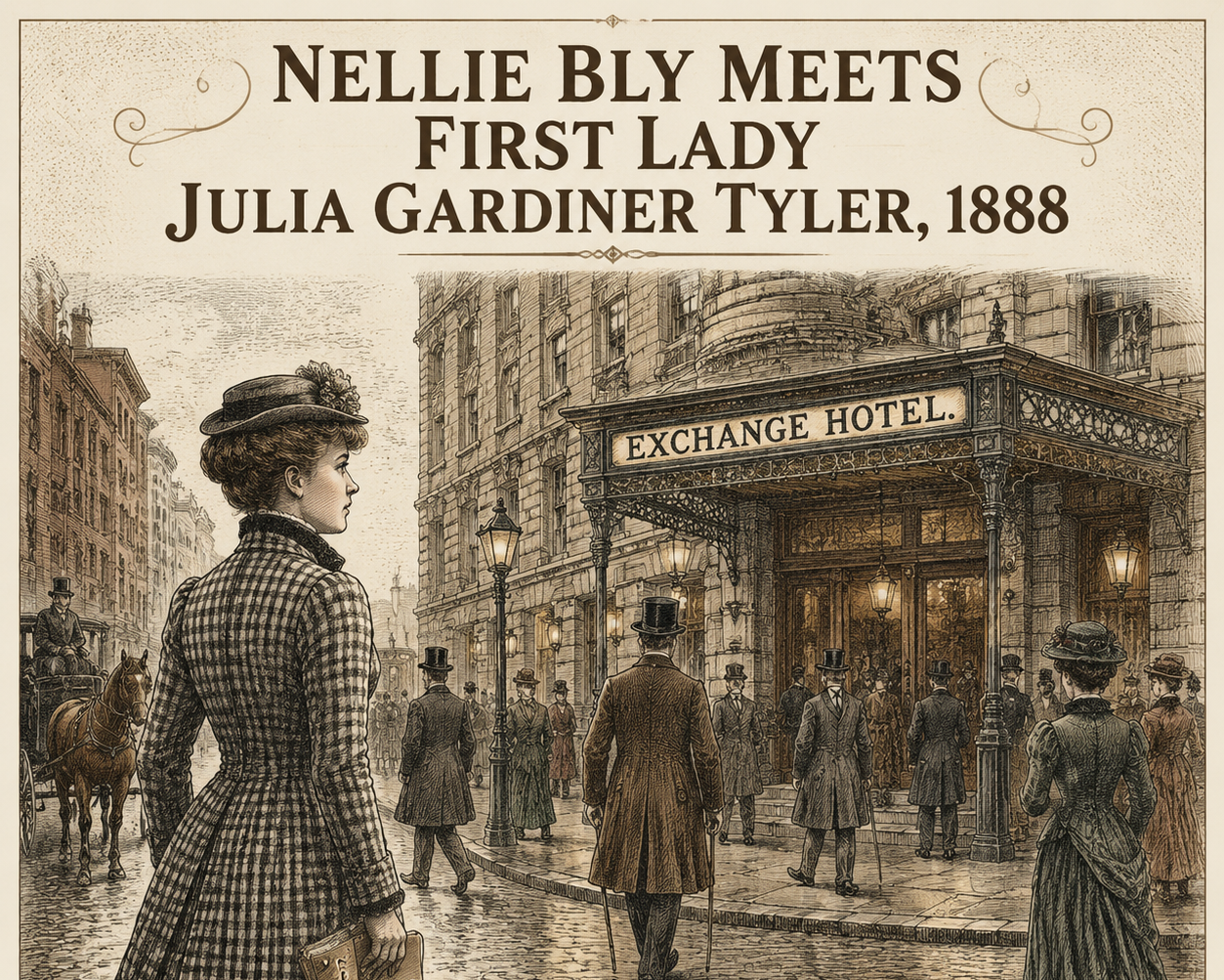 Ruled the White House: Nellie Bly Meets Julia Gardiner Tyler, 1888