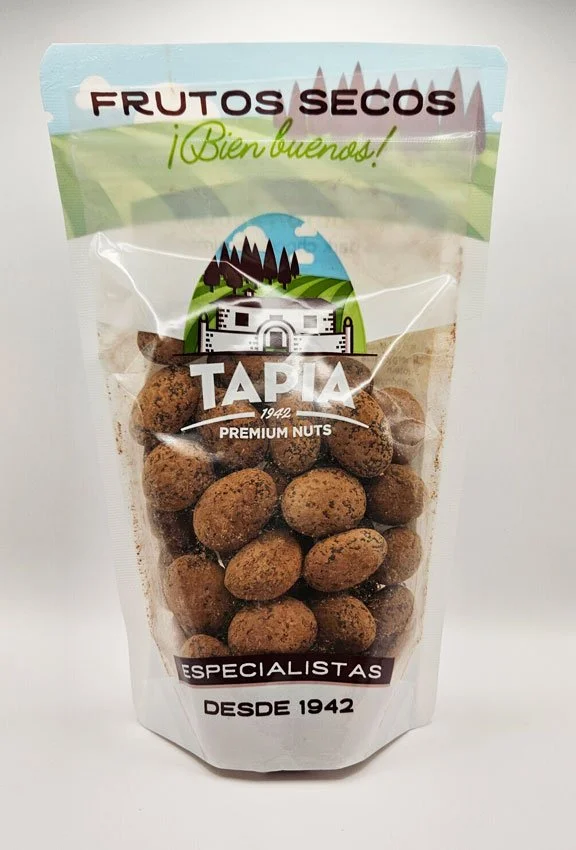Tapia Premium Almonds - Cocoa Milk chocolate 200g