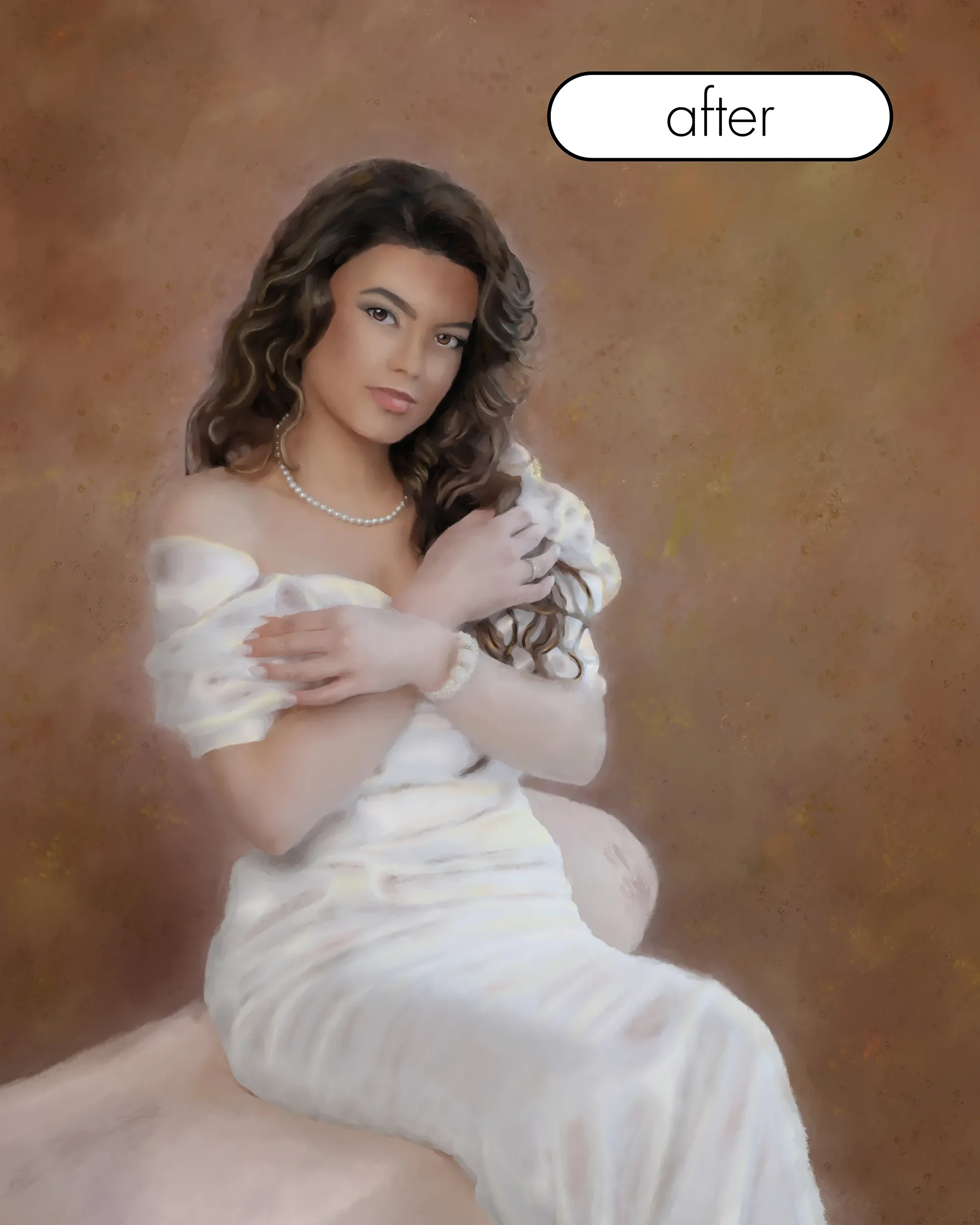 Photo turned into a digital painting