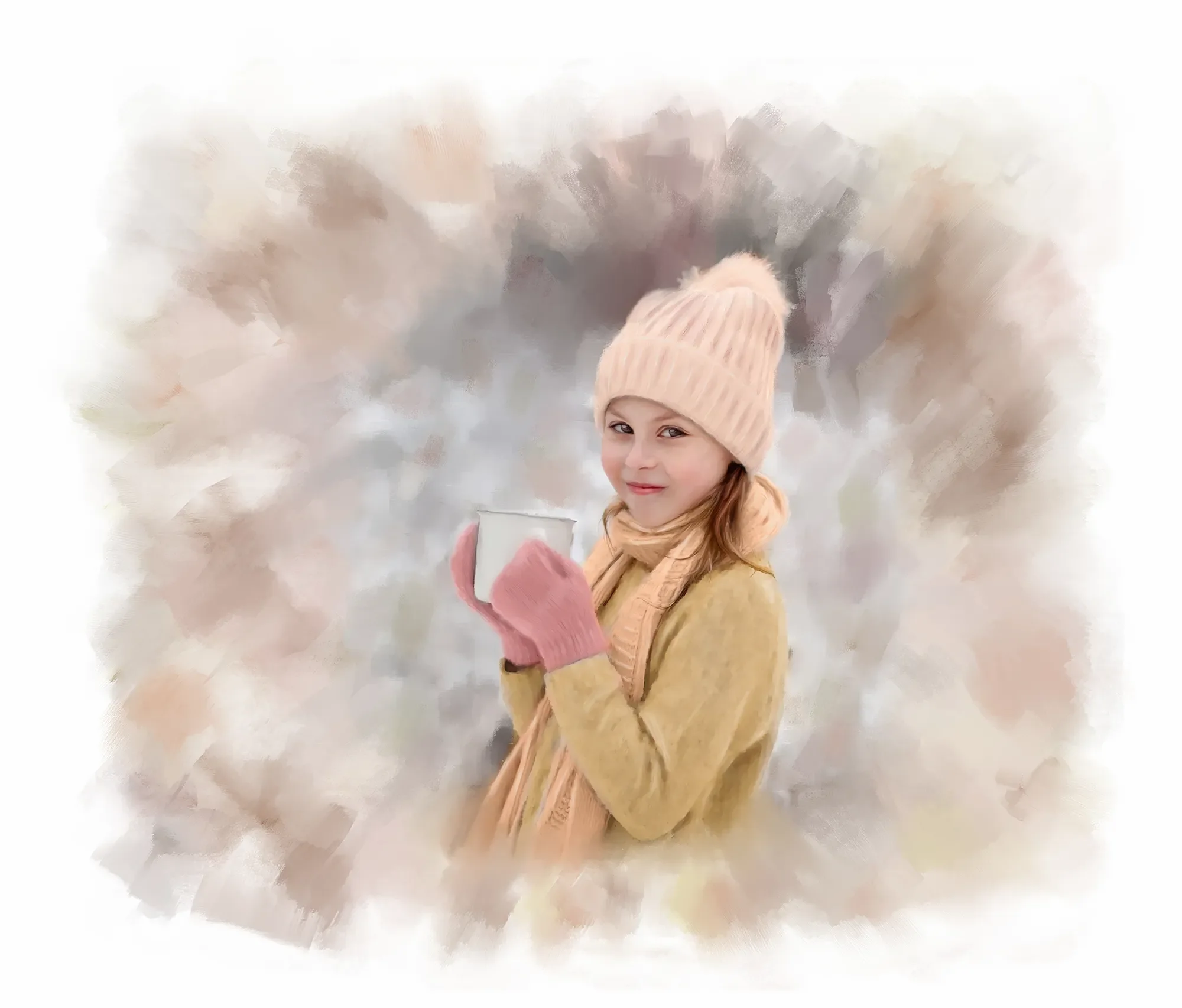 Old photo restored to art