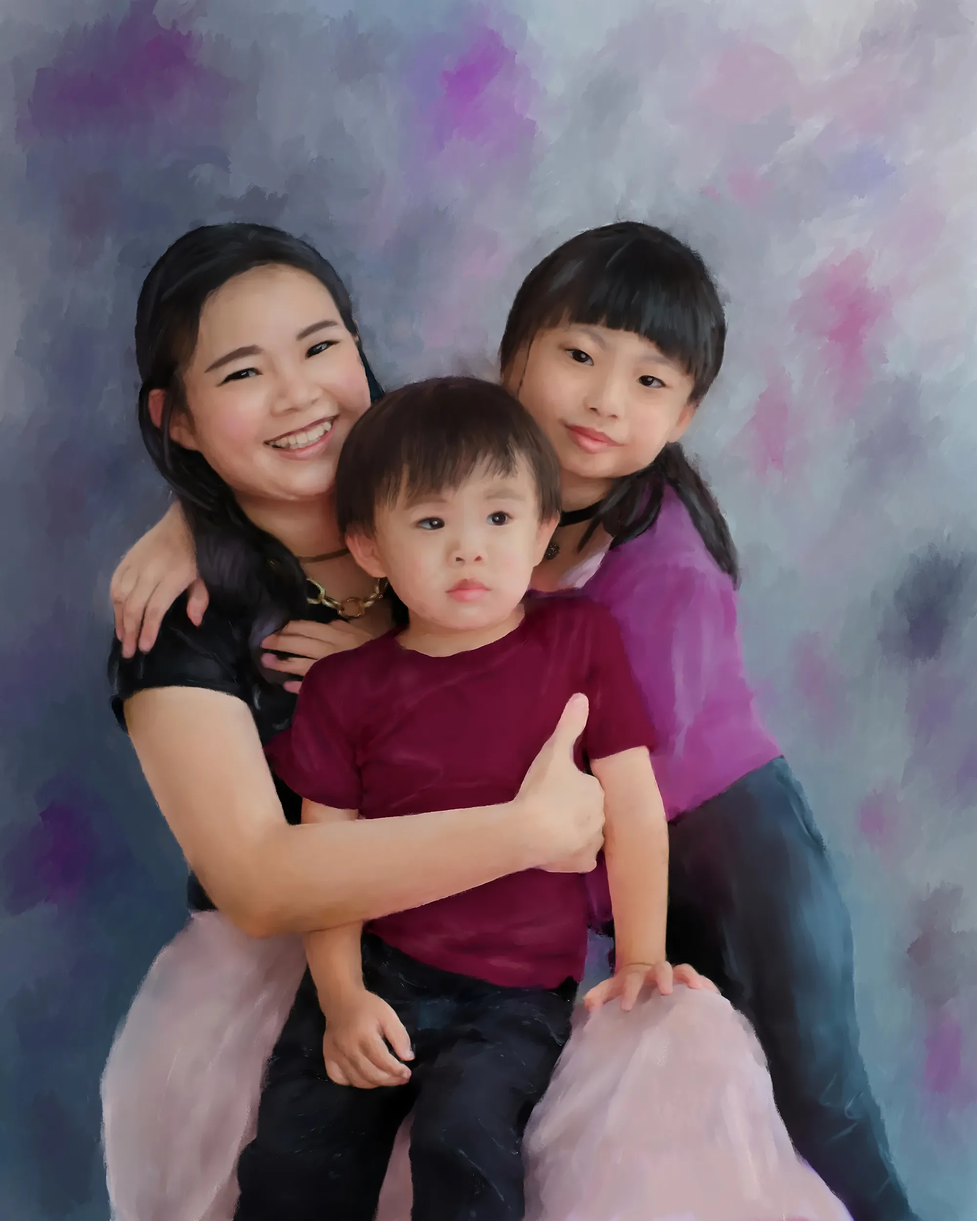 Family photo to painting.webp