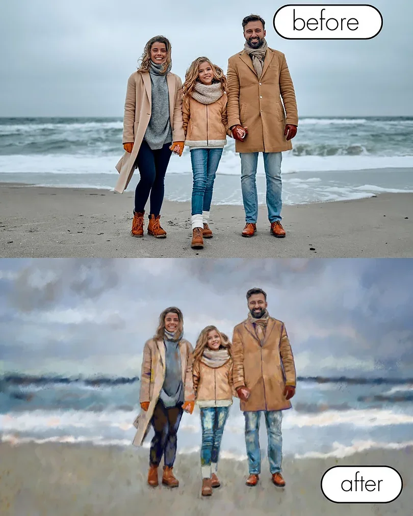 Before and after photo to painting services los angeles