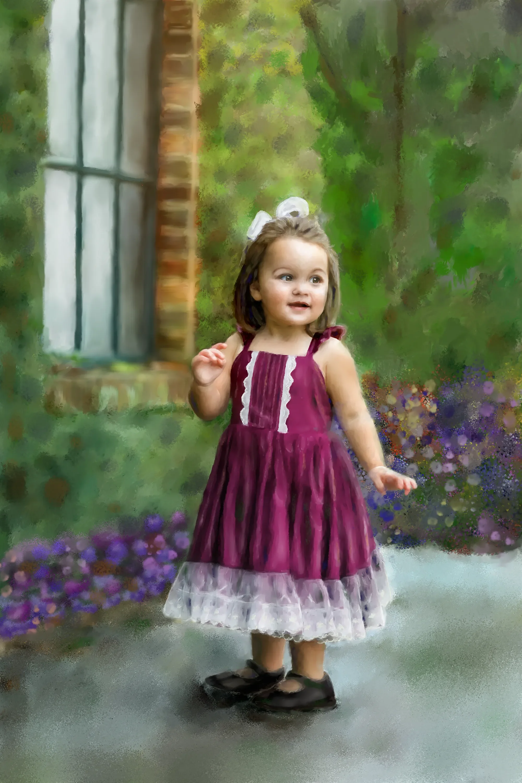 Finished painting from photo
