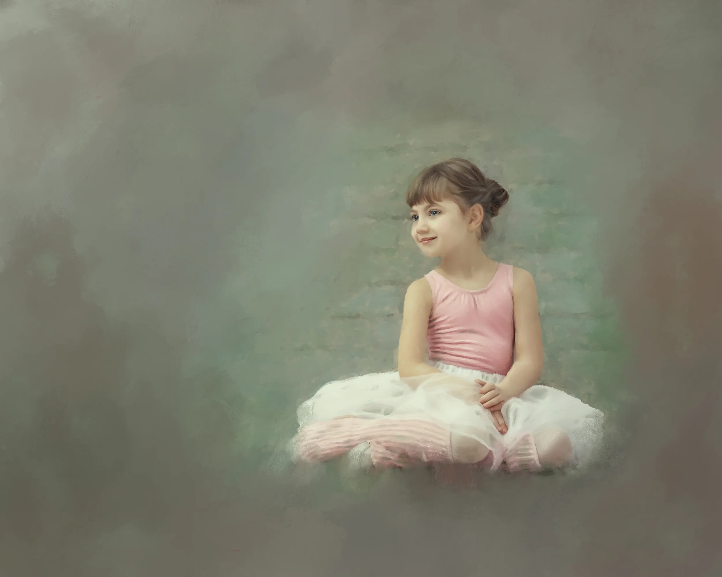 Portrait of a dancer in a modern style.