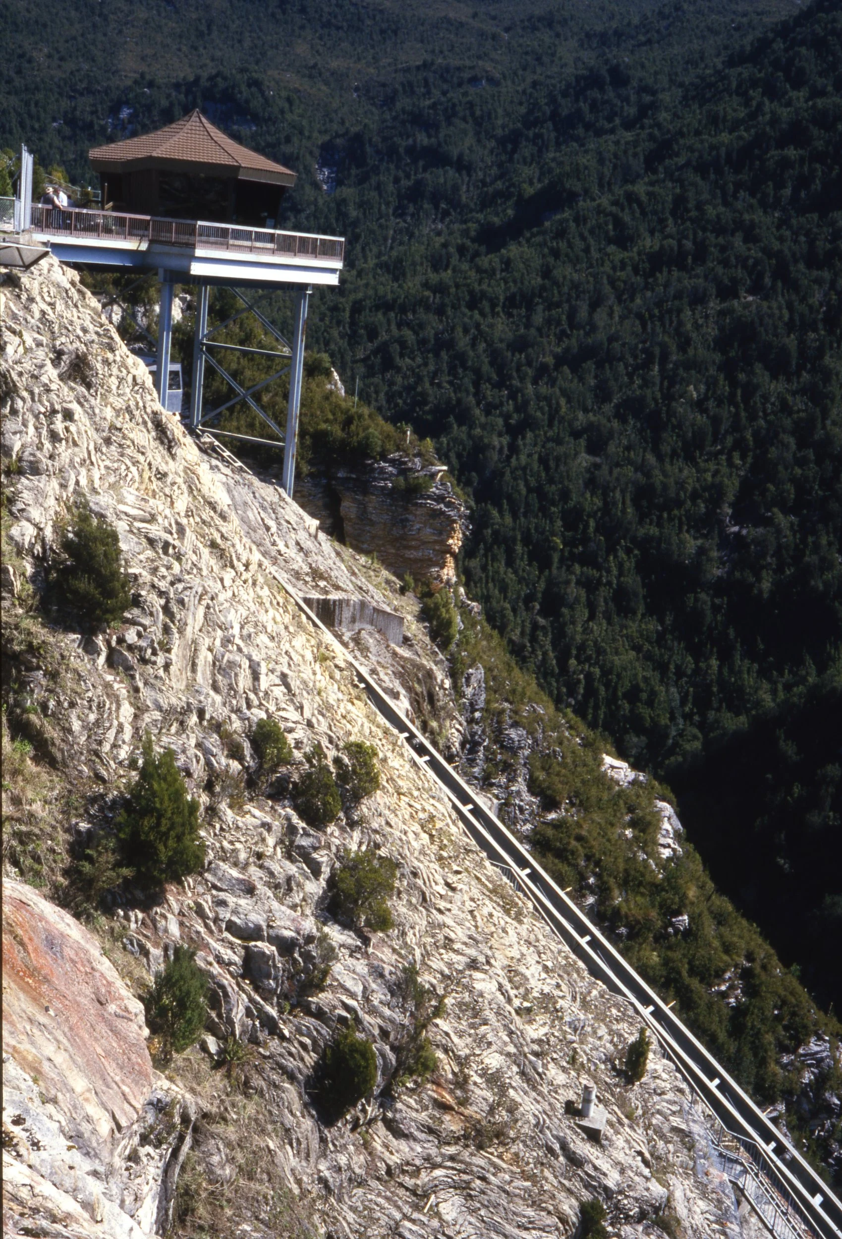 Eileen Jean Fenn 020 Lake Gordon Dam October 1985013