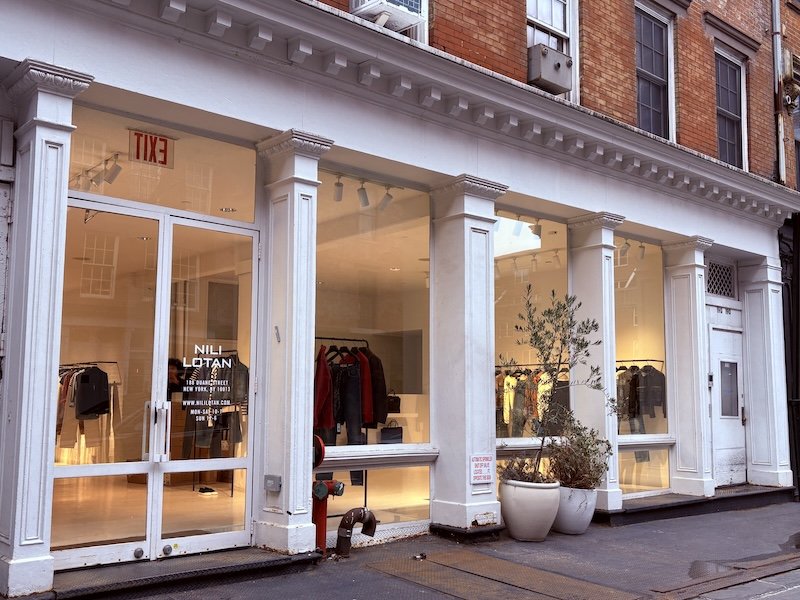 nili lotan store, tribeca, nyc, contemporary clothing