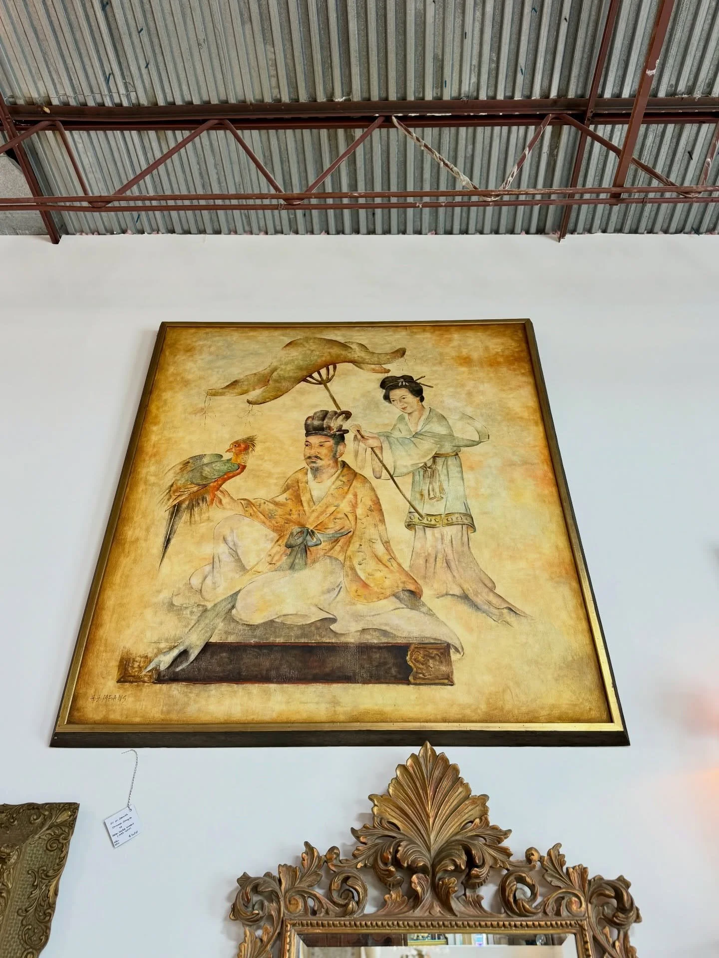 Oil on canvas by Helen Hatch Means &mdash; &ldquo;Chinese Couple&rdquo; and &ldquo;Leida and Swan&rdquo; 🦢

Interested in learning more? Comment here and we&rsquo;ll send you a message!

#oiloncanvas #helenhatch #painting #shopredbank #circachattano