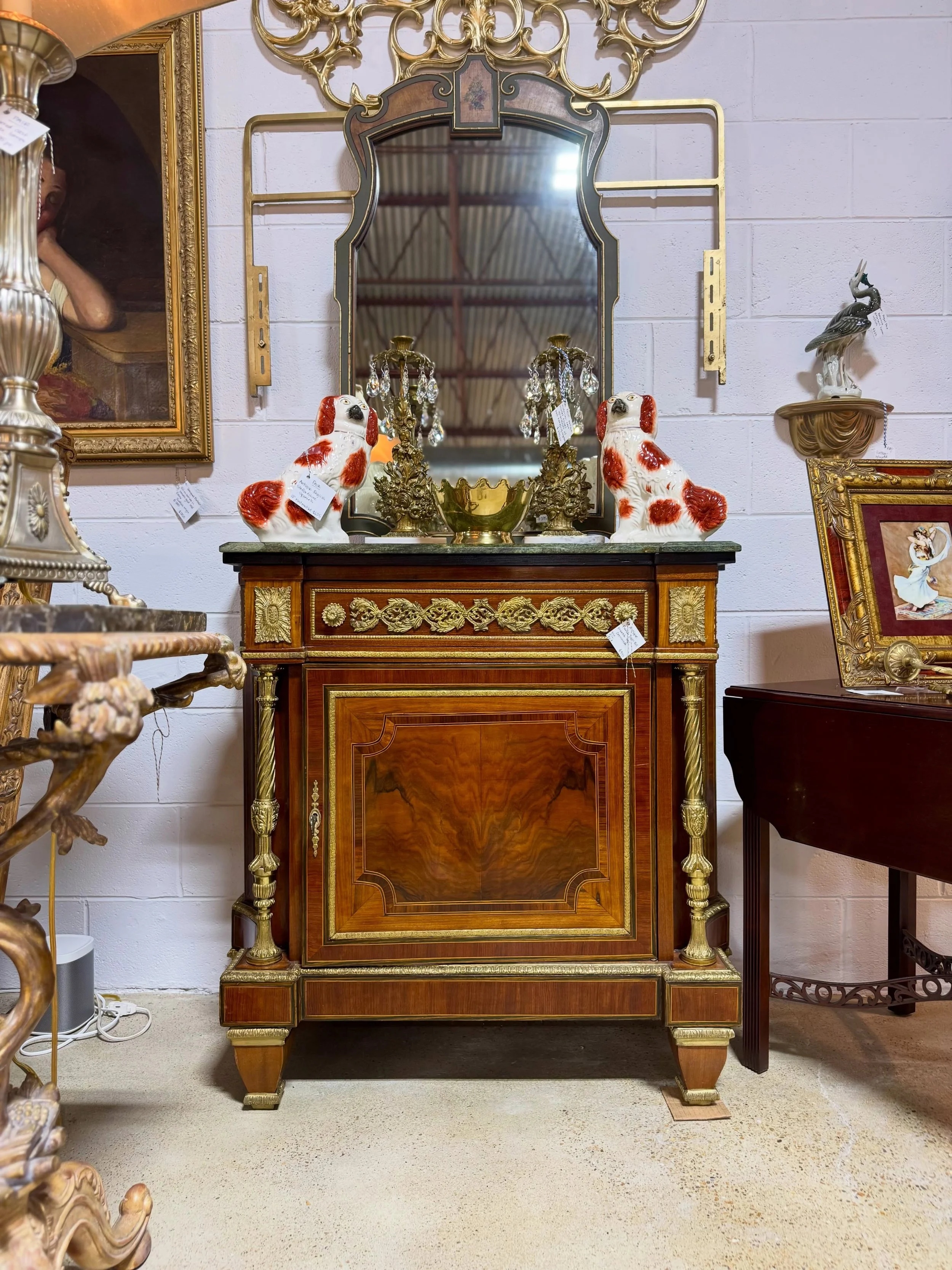 A piece that feels like royalty 👑 This antique French Louis XVI marble top commode is stunning!

Comment here and we&rsquo;ll send you more info.

#Antiques #AntiqueCommode #LouisXVIStyle #ShopAntiques #CircaChattanooga