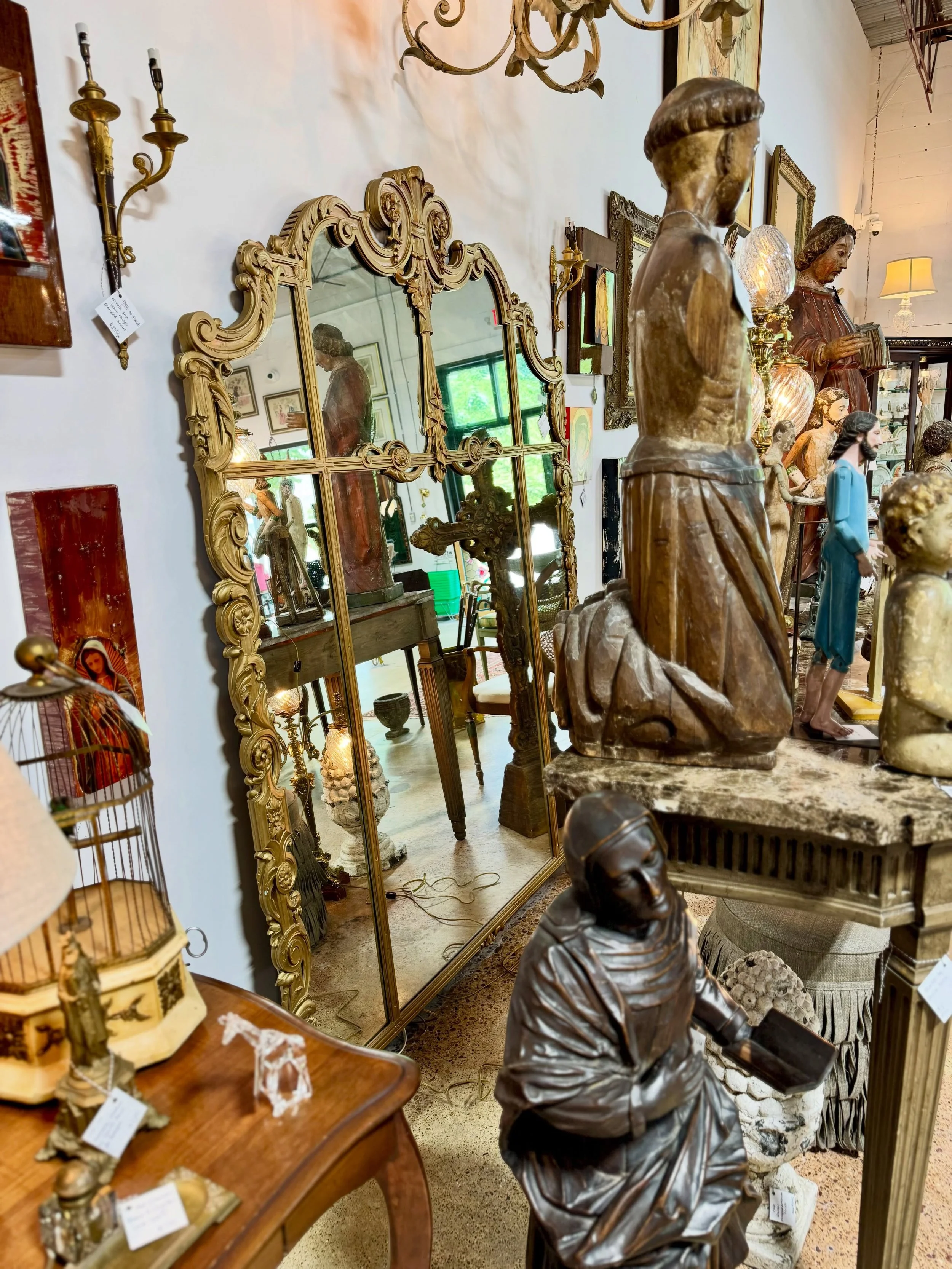 Mirror, mirror on the wall&hellip; we have so many, we can&rsquo;t fit them all!

Time to take them off our hands and add them to YOUR walls. Let us know if one of these is catching your eye and we&rsquo;ll send you the details.

#MirrorMirror #Mirro