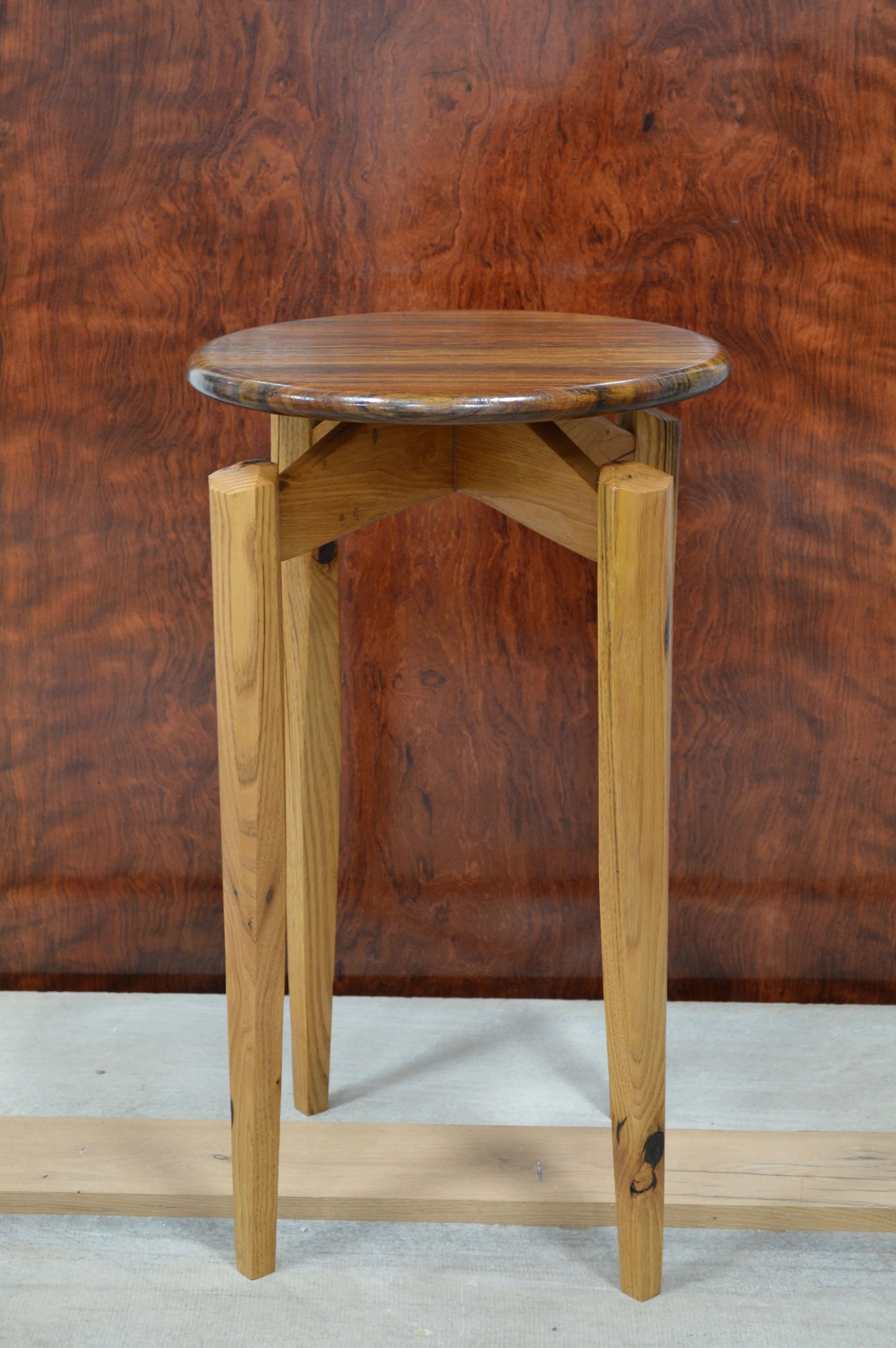 Shedua and Chestnut Endtable