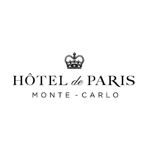 Logo de l'hôtel de Paris à Monte Carlo avec une couronne crown