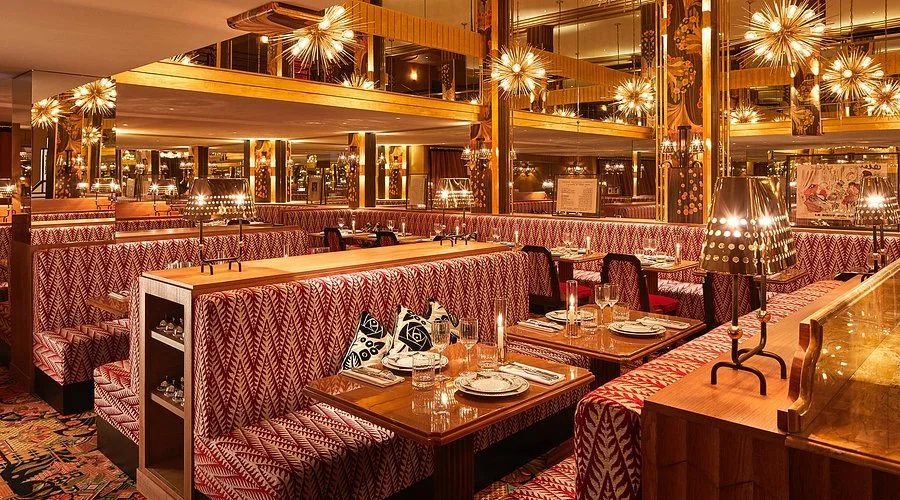 Salle de restaurant, banquettes