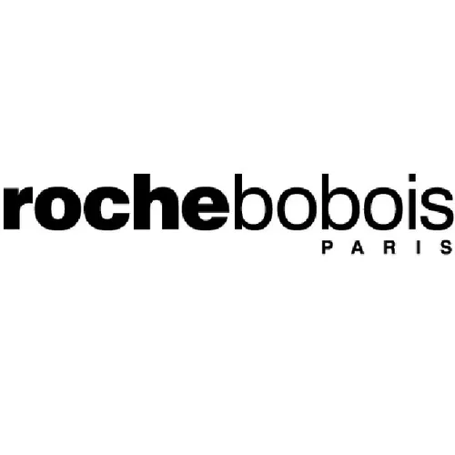 Logo noir avec le texte "roche bobois PARIS".