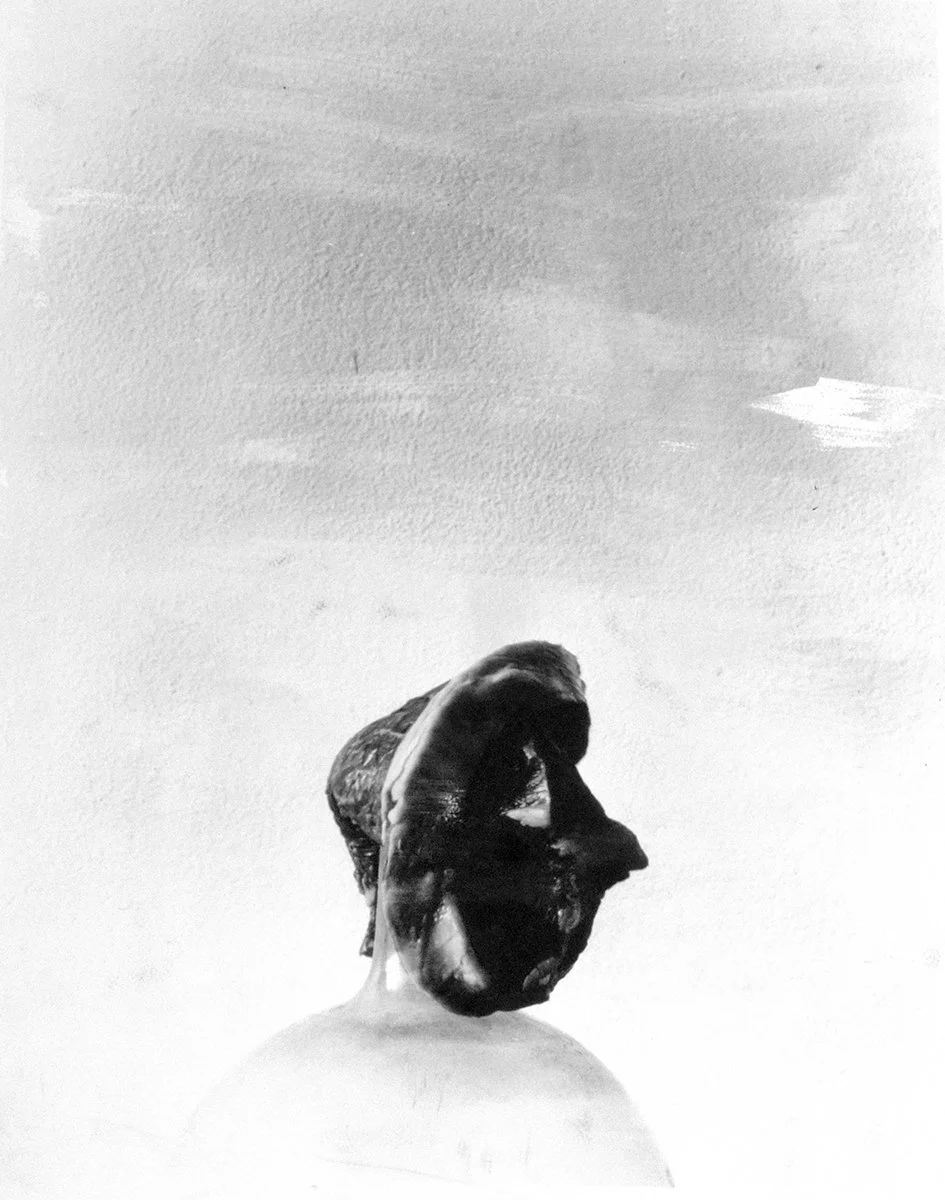 £3.60 
unique black and white hand print made with emulsion coated etching paper 
