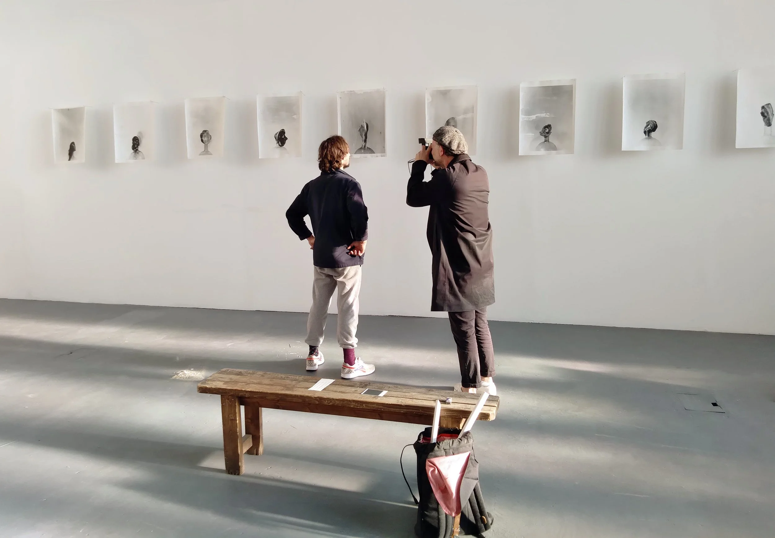 Documentation from Meatheads (Preying for Modesty), MFA Fine Art Graduate show, Goldsmiths, 2020