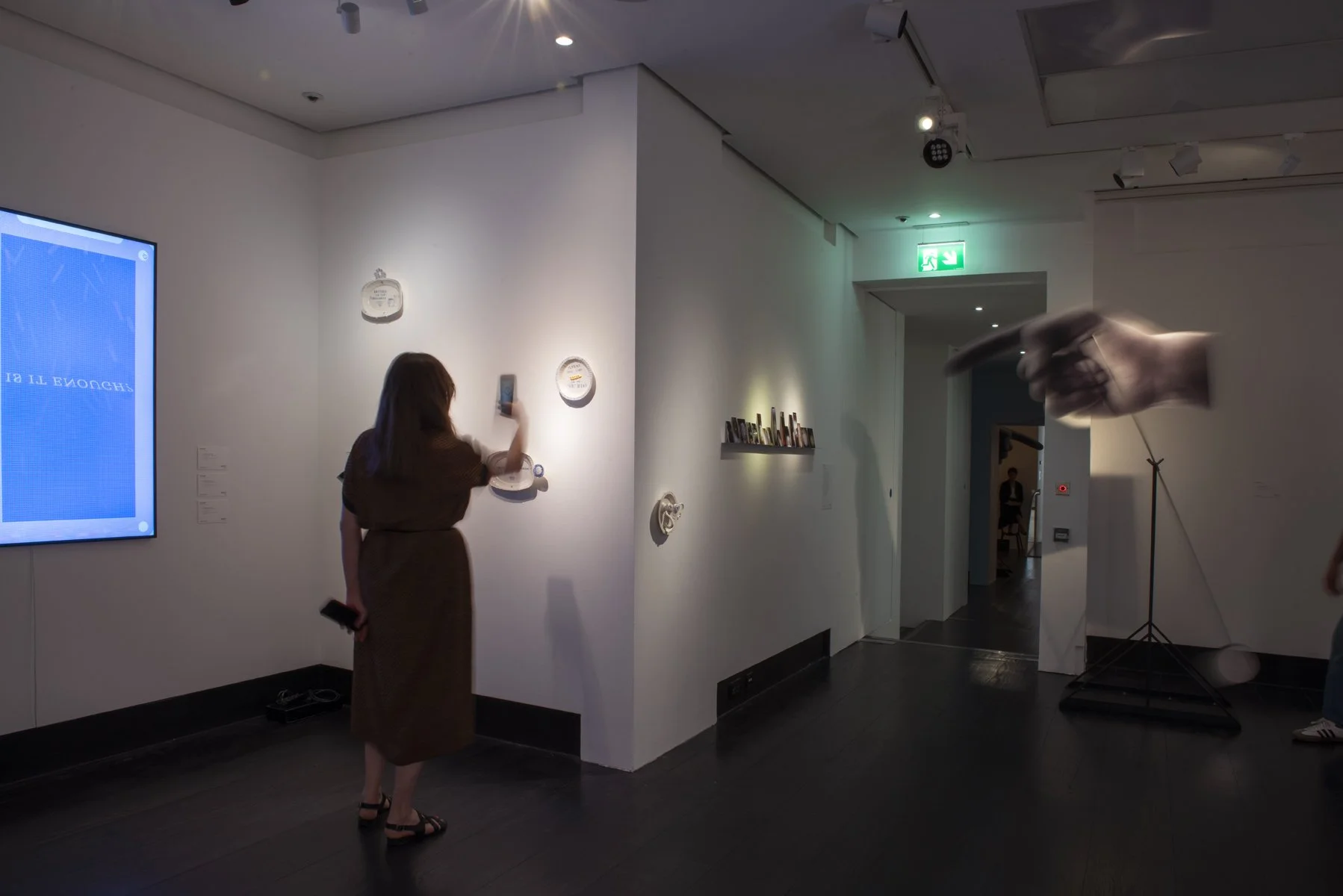 Installation of Un/Sense, the first edition of NEXT, Christies, London 2022, Curated by Pia Zeitzen and Sasha Shevchenko 