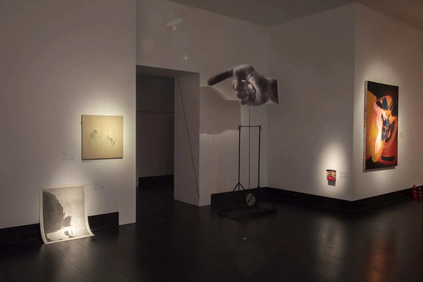 Installation of Un/Sense, the first edition of NEXT, Christies, London 2022, Curated by Pia Zeitzen and Sasha Shevchenko 
