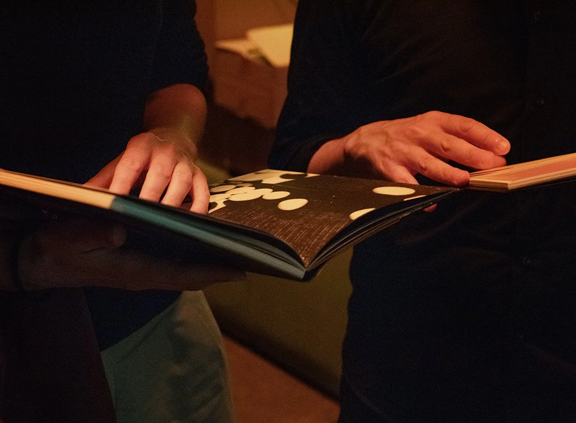 Documentation from DOMESTIC and the Dispersion of Contents, book launch + performance + Discussion at Reference Point, London, 2025

Image credit: Ramona Güntert and Wojciech Kawczyk