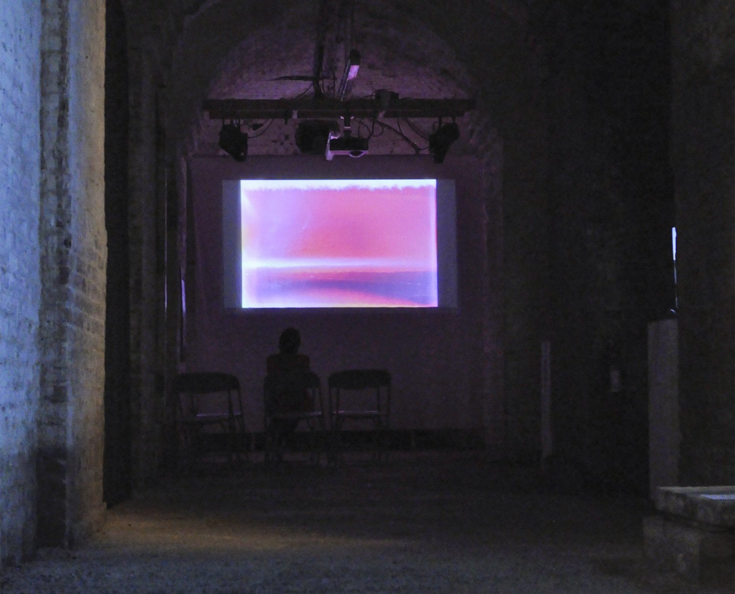 Installation of bodyscan at Altered States, St John’s Crypt as part of the Waterloo Festival, London 2019