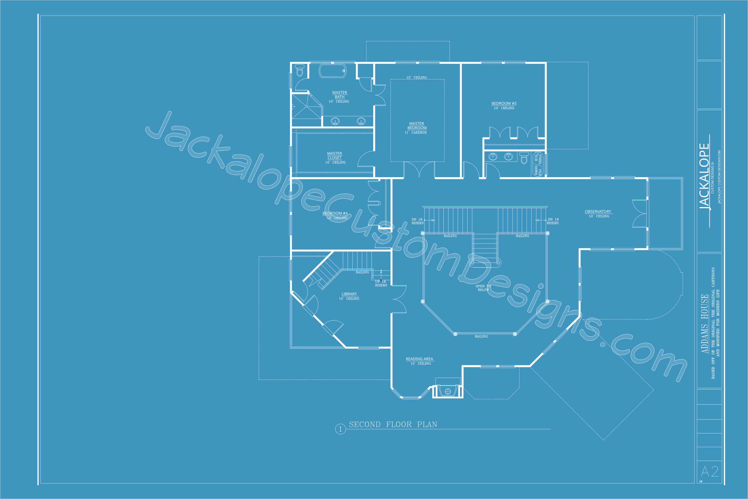 Addams Family House-A2 Blue Print.webp