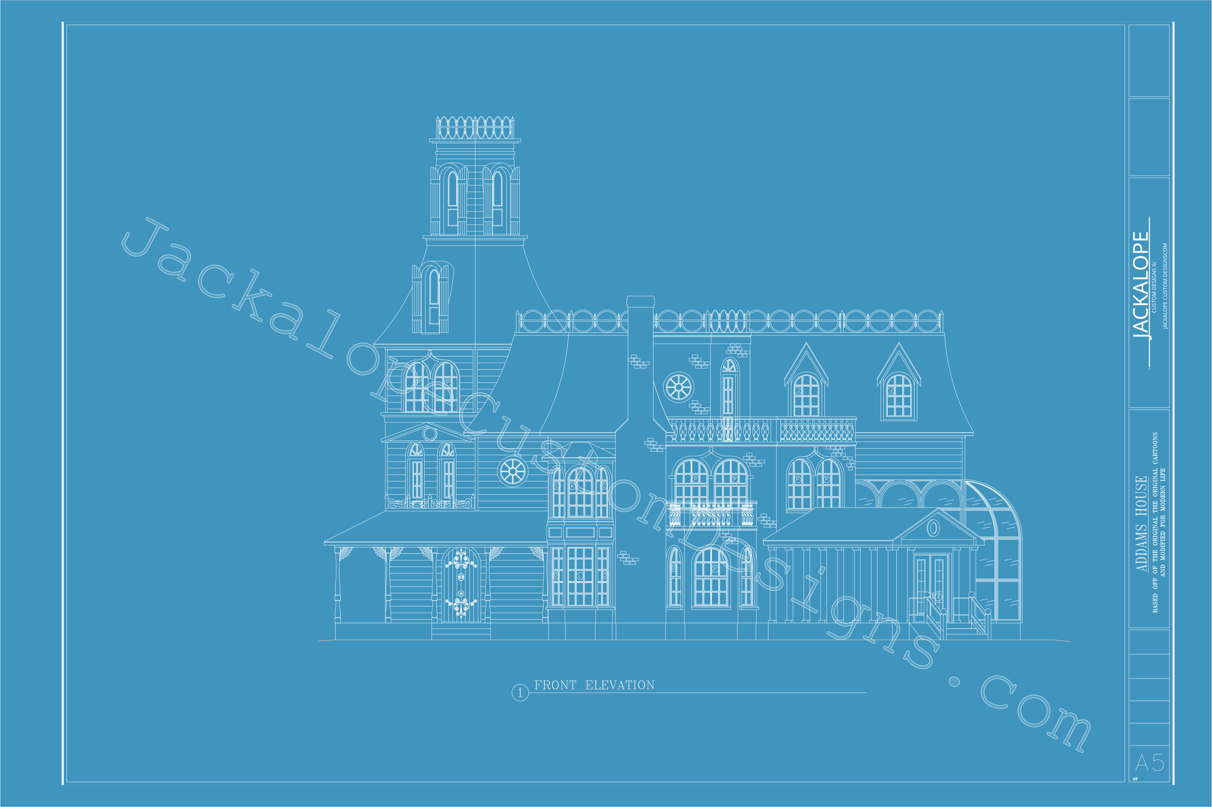Addams Family House-A5ELEV Blue Print.webp