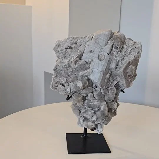 Quartz on Feldspar Matrix Display