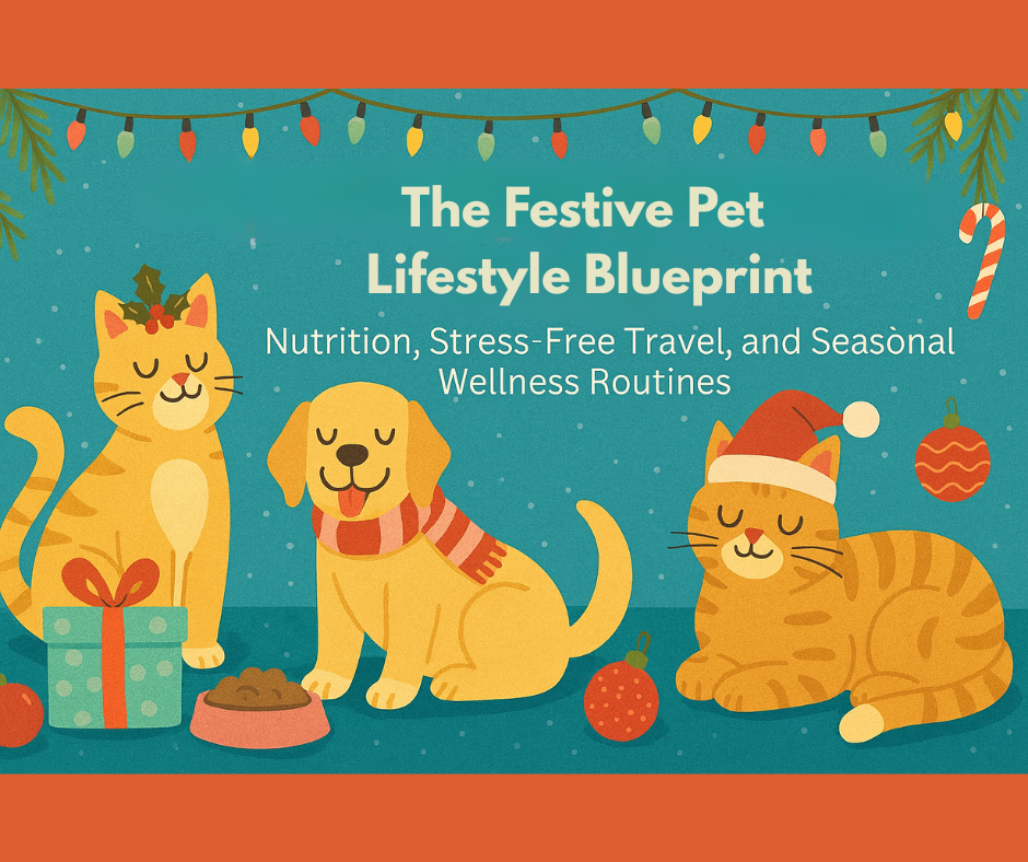 🎄 The Festive Pet Lifestyle Blueprint: Nutrition, Stress-Free Travel, and Seasonal Wellness Routines!