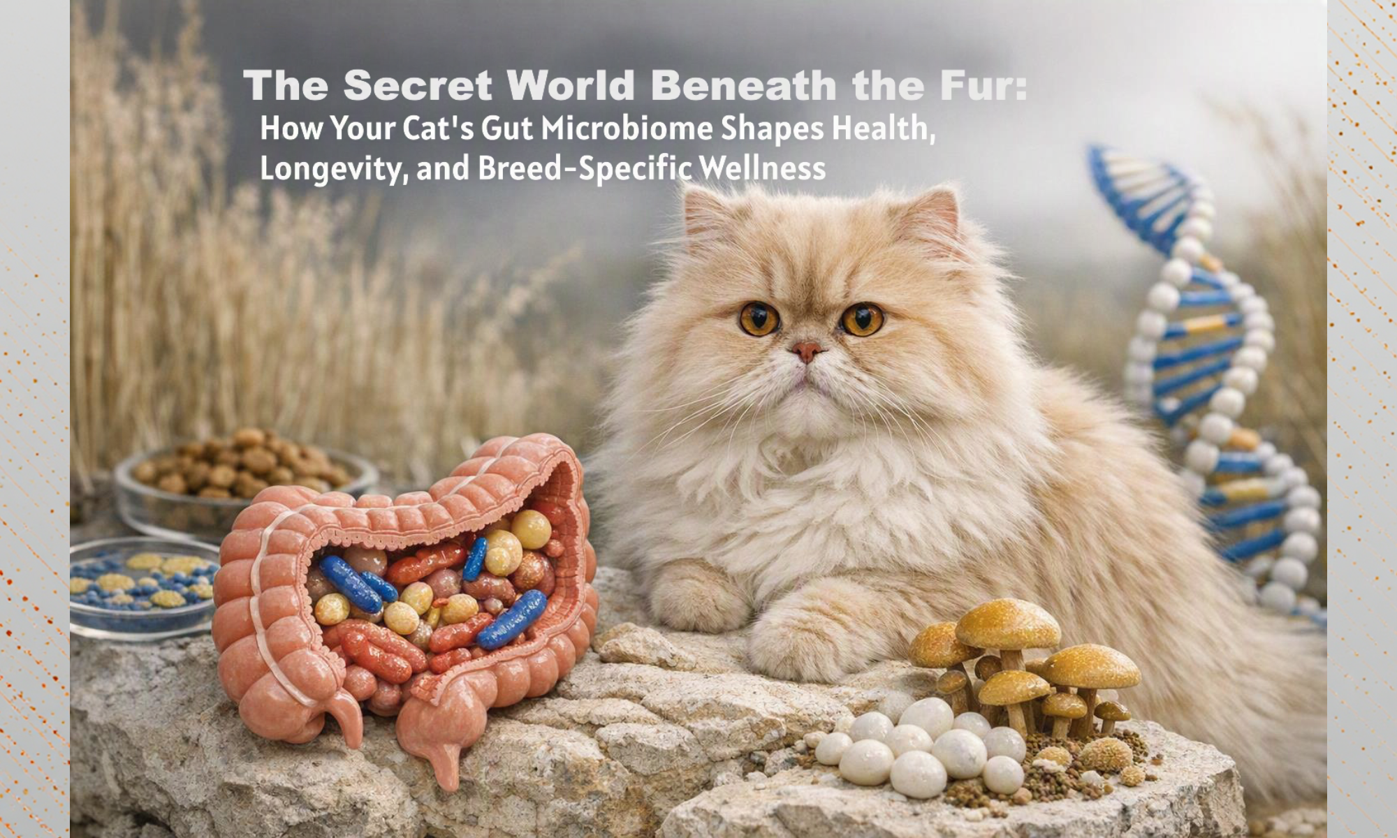 The Secret World Beneath the Fur: How Your Cat's Gut Microbiome Shapes Health, Longevity, and Breed-Specific Wellness. A Comprehensive Guide for Cat Owners.