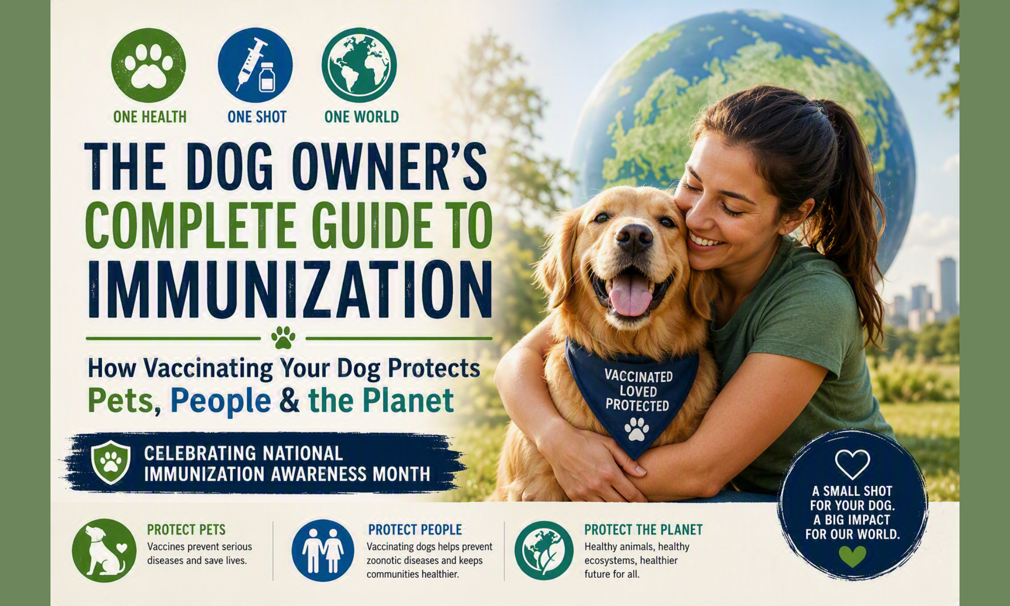 One Health, One Shot, One World: The Dog Owner's Complete Guide to Immunization.