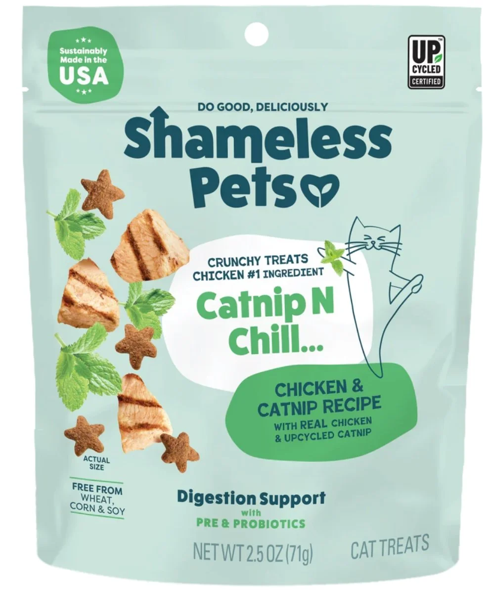 Shameless Pets Catnip N Chill chicken cat treats