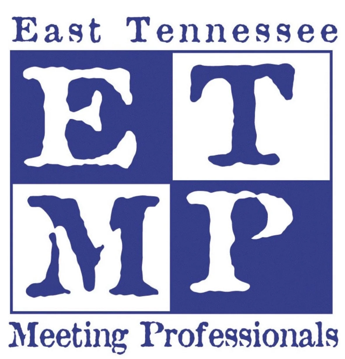 East Tennessee Meeting Professionals logo representing corporate meeting planners and event professionals served by Old City Coffee Cart in Knoxville Tennessee.