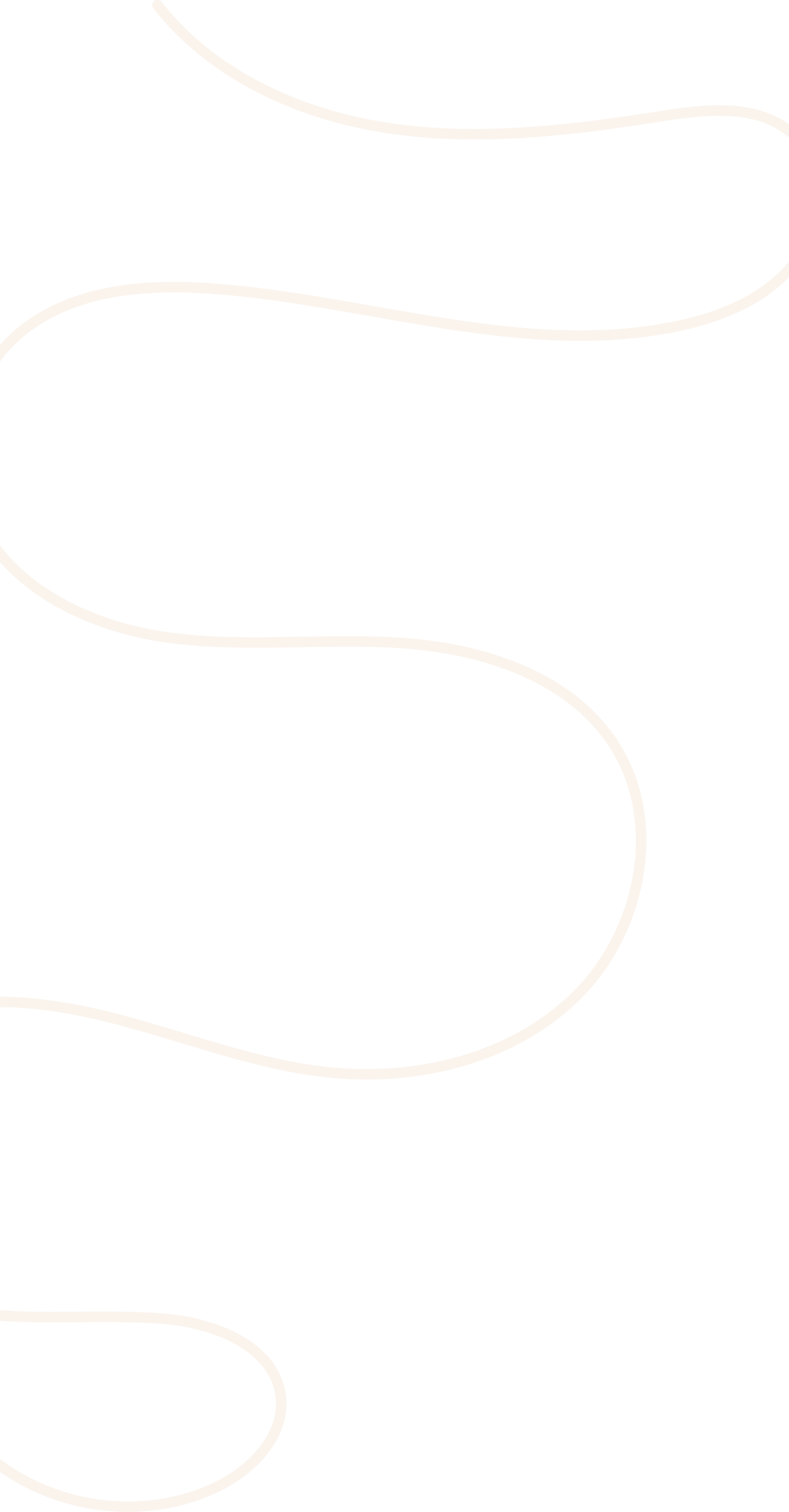 A continuous, wavy, golden thread line resembling a winding path or abstract pattern.