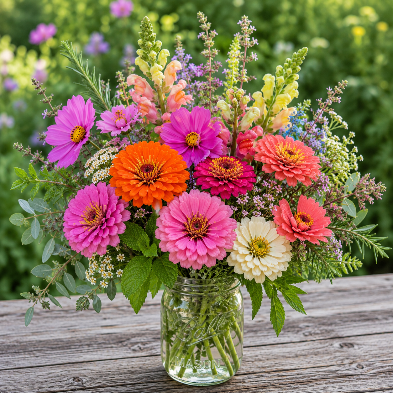 Local-Blooms' Seasonal Garden Bouquet