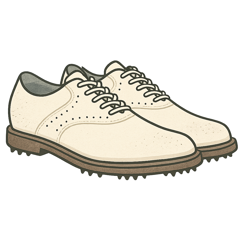 Golf Shoes Illustration
