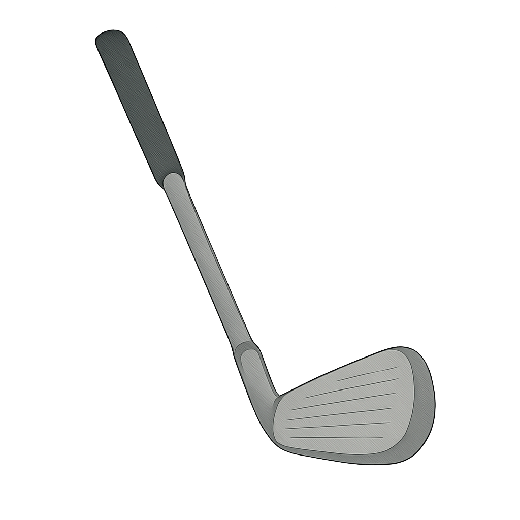A golf club iron.