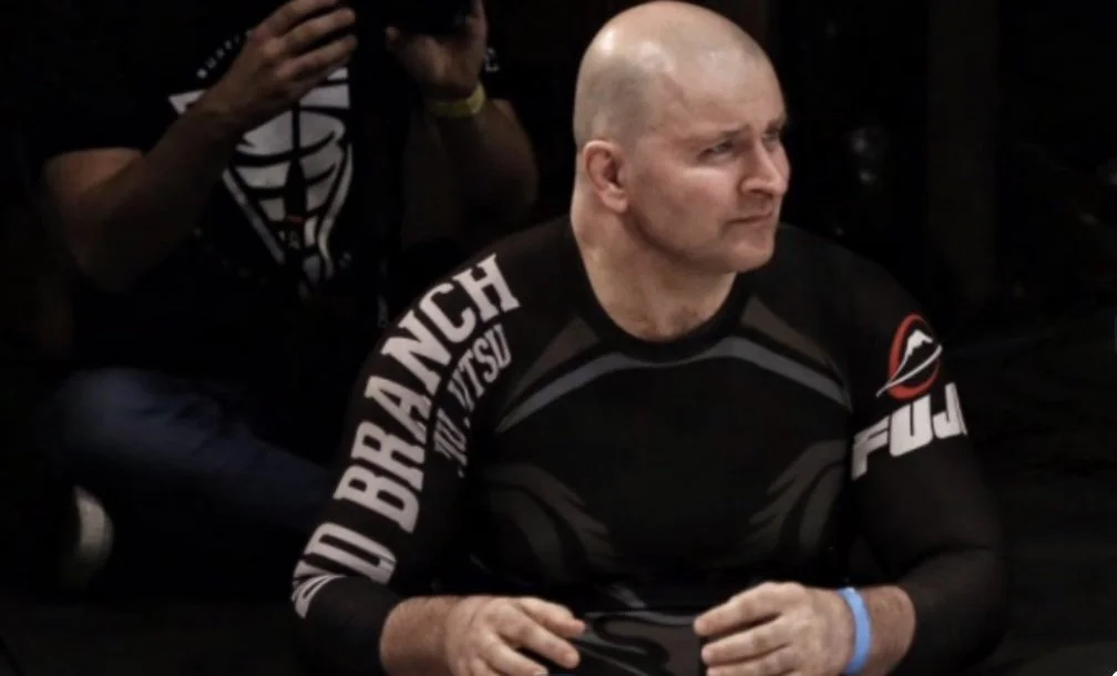 John Danaher wearing David Branch Jiu Jitsu gear