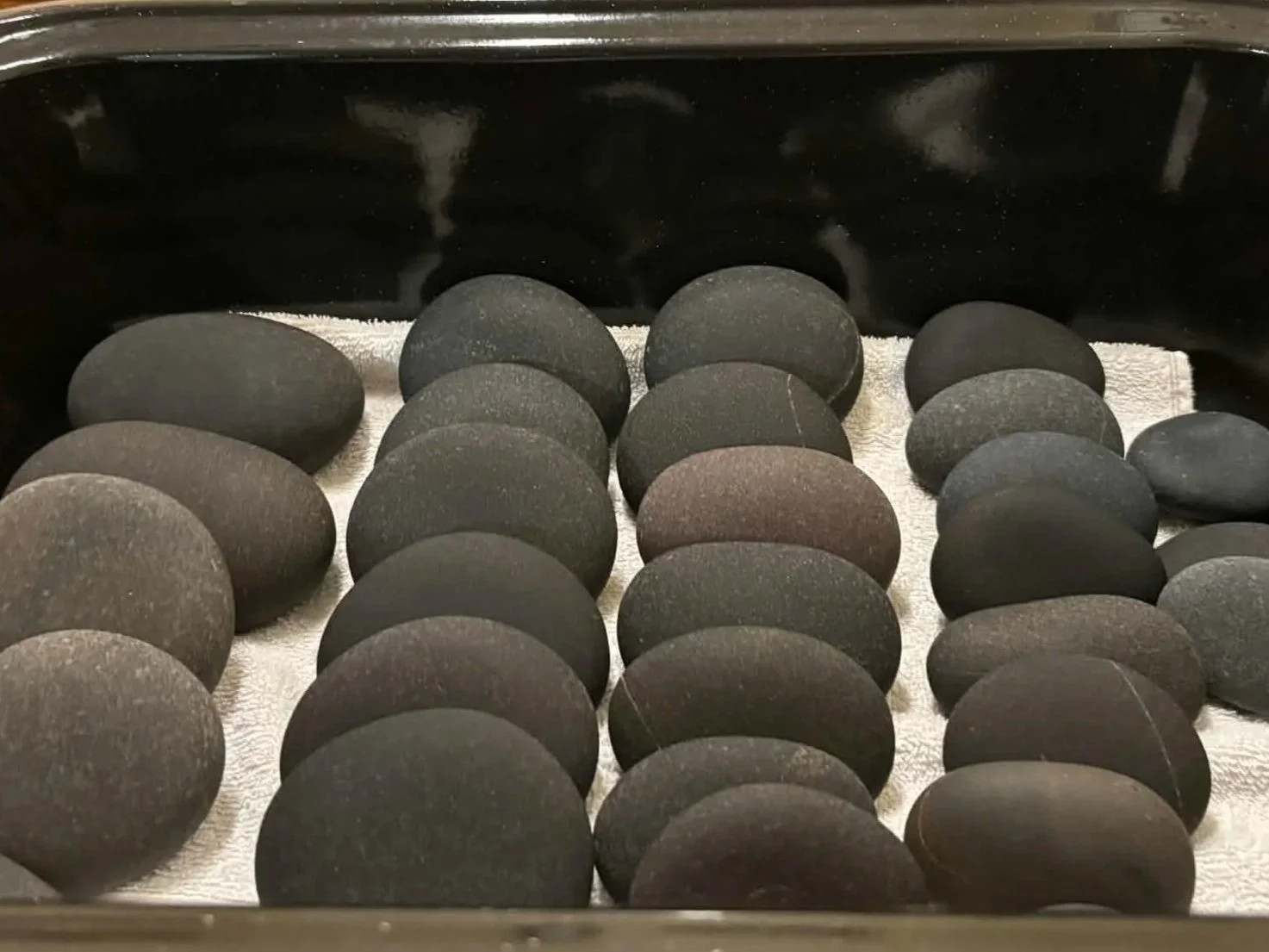 pierres de massages aux pierres chaudes