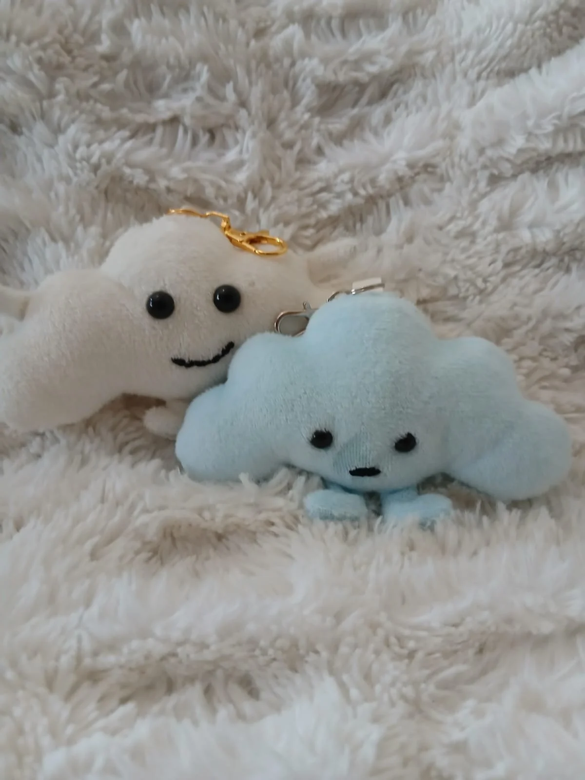 Cloud Plush Keychain