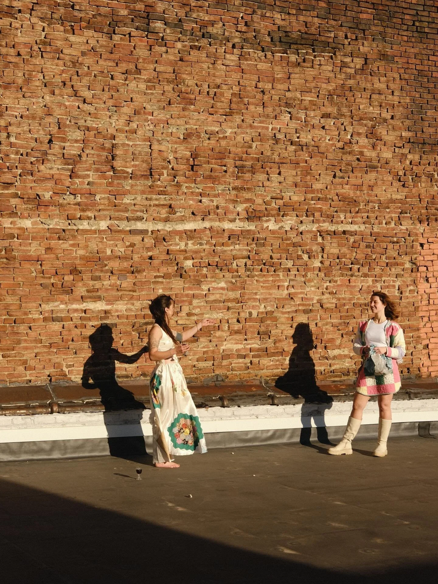 a dreamy evening in the last days of sun with @greenfolkcollective garments, @devonogray jewelry, @earthy_plate cakes
